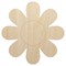 Daisy Flower Unfinished Wood Shape Piece Cutout for DIY Craft Projects
